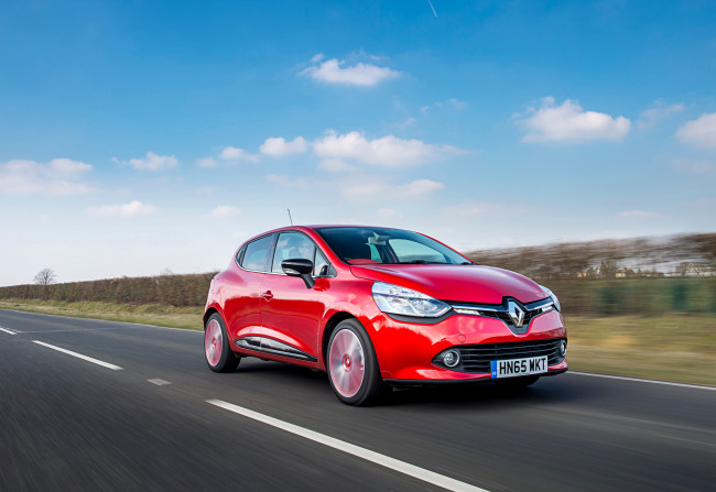 Обои картинки фото автомобили, renault, clio, uk-spec, 2012г