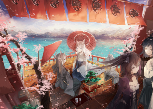 Обои картинки фото аниме, pixiv fantasia, pixiv, fantasia, sa'yuki