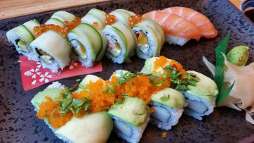 Картинка еда рыба +морепродукты +суши +роллы деликатесы