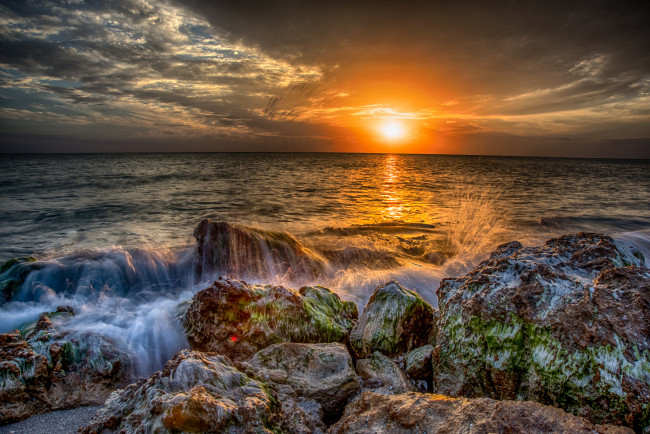 Обои картинки фото природа, восходы, закаты, рассвет