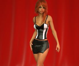 Картинка 3д+графика люди+ people фон взгляд девушка