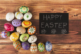 Картинка праздничные пасха фон яйца