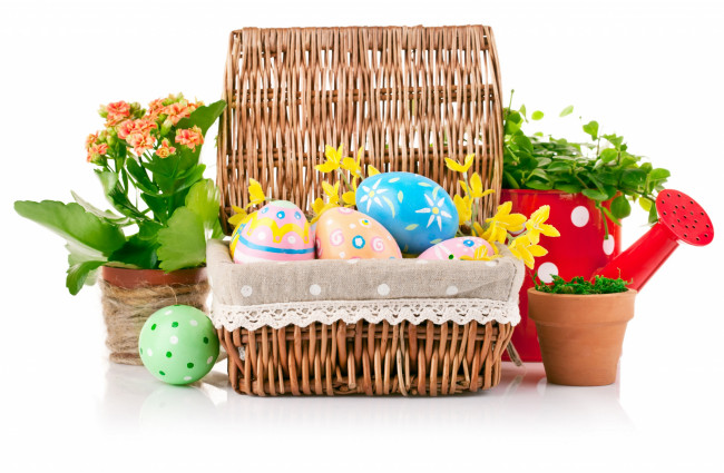 Обои картинки фото праздничные, пасха, фон, яйца