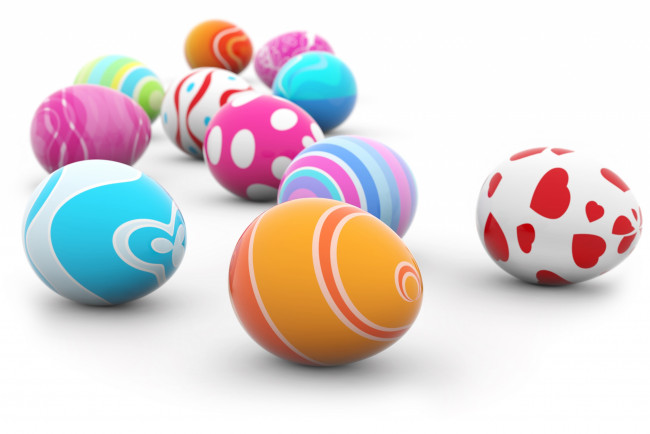 Обои картинки фото праздничные, пасха, яйца, фон