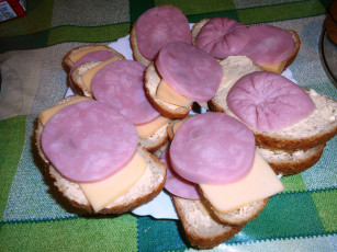 Картинка еда бутерброды +гамбургеры +канапе хлеб колбаса сыр