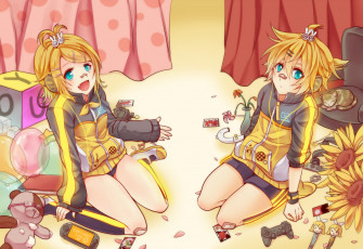 Картинка аниме vocaloid вокалоид