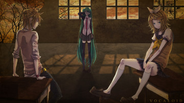 Картинка аниме vocaloid вокалоид