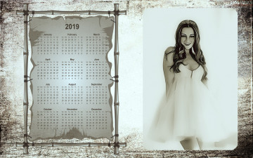 Картинка календари компьютерный+дизайн девушка