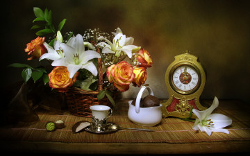 Картинка разное часы +часовые+механизмы стиль