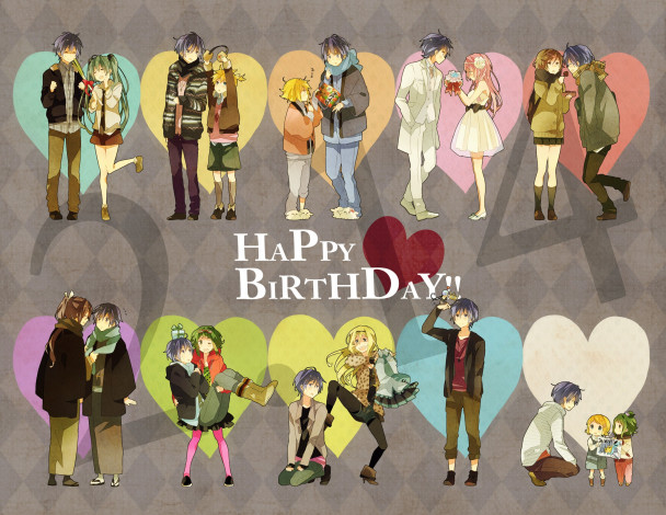 Обои картинки фото аниме, vocaloid, вокалоид