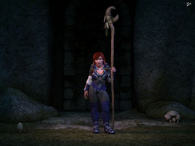 Обои картинки фото 3д графика, эльфы , elves, фон, взгляд, эльфийка