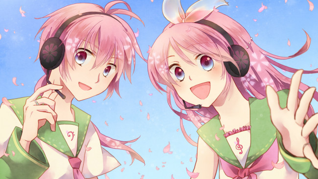 Обои картинки фото аниме, vocaloid, вокалоид