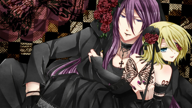 Обои картинки фото аниме, vocaloid, вокалоид