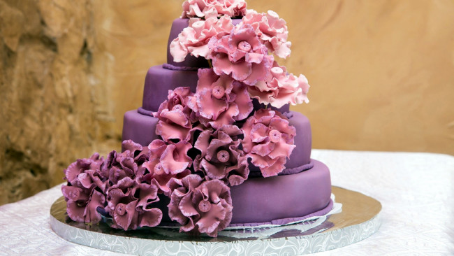 Обои картинки фото еда, торты, свадебный, торт