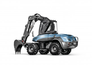 Картинка техника экскаваторы mecalac