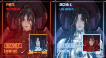 Картинка аниме mo+dao+zu+shi вэй усянь лань ванцзы eva мониторы