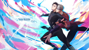 Картинка аниме yuri+on+ice юрий на льду