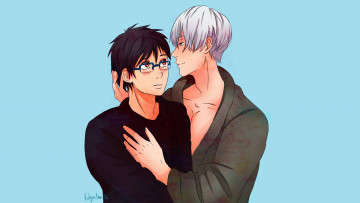 Картинка аниме yuri+on+ice юрий на льду