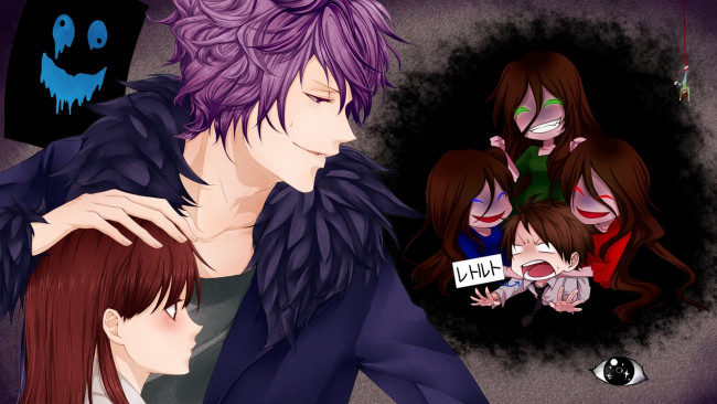 Обои картинки фото аниме, ib, двое