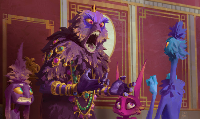 Обои картинки фото фэнтези, существа, украшения, спор