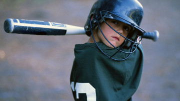 обоя спорт, бейсбол, мальчик, бейсболист, бита, форма