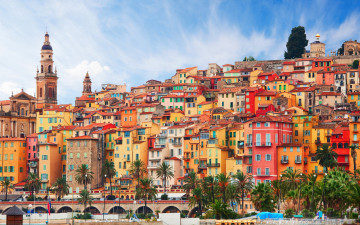 Картинка menton french+riviera france города -+панорамы french riviera