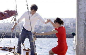 Картинка разное мужчина+женщина пара яхта