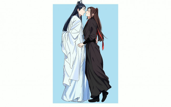 Обои картинки фото аниме, mo dao zu shi, лань, ванцзи, вэй, усянь