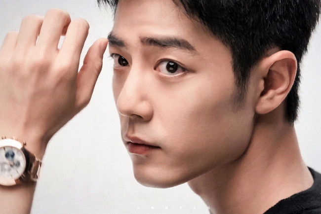 Обои картинки фото мужчины, xiao zhan, лицо, часы