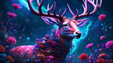 Картинка 3д+графика животные+ animals нейросети графика нейроарт ai art нейронные сети рисунки нейро искусство нейрографика graphics neuroart neural networks drawings neuro neurography