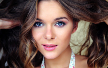 Картинка девушки -+лица +портреты русая лицо