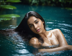 Картинка 3д+графика портреты+и+лица+ portraits+and+faсes девушка нейросеть