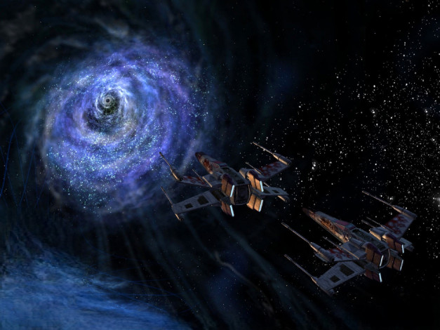 Обои картинки фото видео игры, star wars,  galaxies, космос, портал, галактика, звезды, космические, корабли