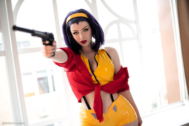 Обои картинки фото девушки, мария давыдова , lady melamory, образ, косплей, костюм, наряд, пистолет