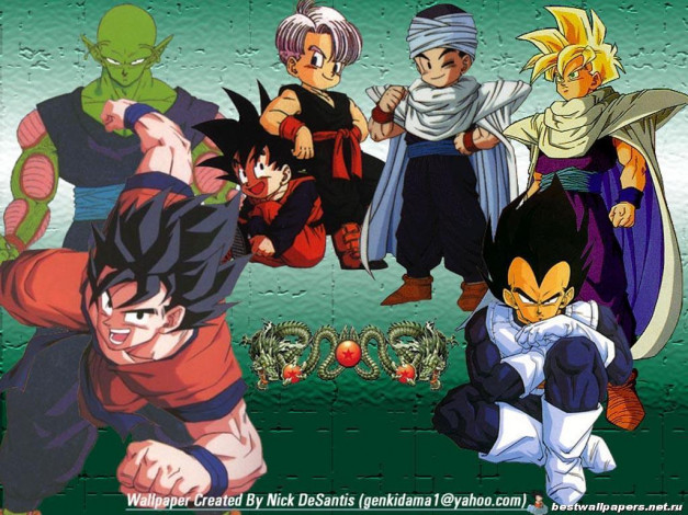 Обои картинки фото dbz, аниме, dragon, ball