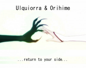 Картинка ulquiorra orihime аниме bleach