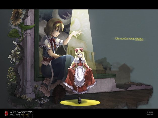 Обои картинки фото alice, matgatroid, аниме, touhou
