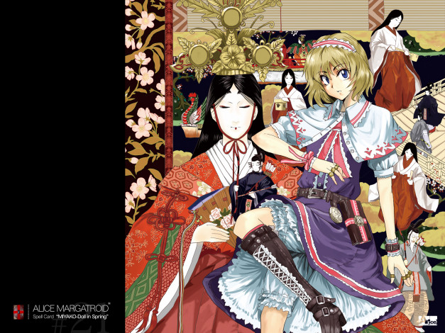 Обои картинки фото аниме, touhou