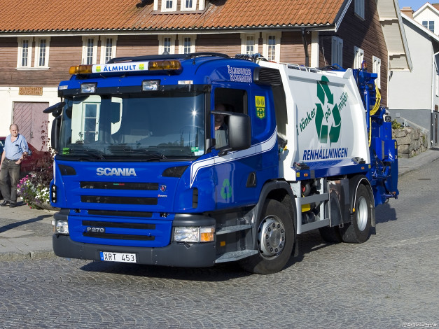 Обои картинки фото автомобили, мусоровозы