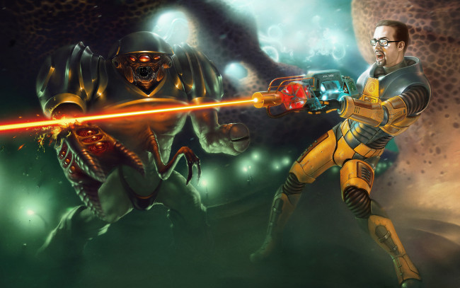 Обои картинки фото half, life, видео, игры