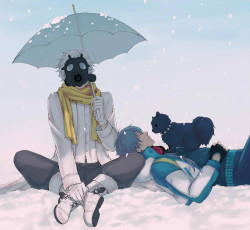 Картинка аниме dramatical murder aoba clear ren