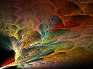 Картинка 3д графика fractal фракталы фон узор рисунок