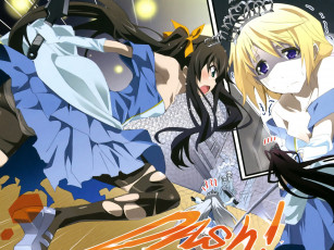 Картинка аниме infinite stratos девушки