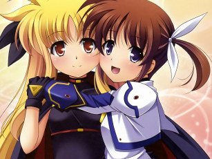 Картинка аниме mahou shoujo lyrical nanoha