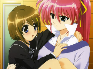 Картинка аниме mahou shoujo lyrical nanoha й ц у к ен г ш щ з х ф ы в а п