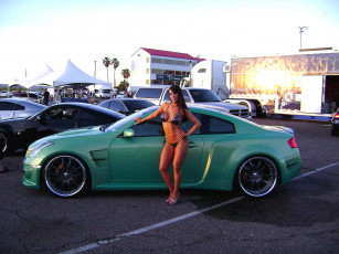 Картинка автомобили авто девушками