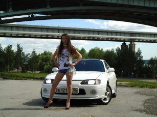 Картинка автомобили авто девушками