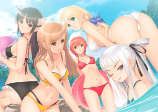 Картинка tony taka аниме shining tears wind бикини девочки