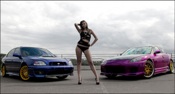 Картинка автомобили авто девушками