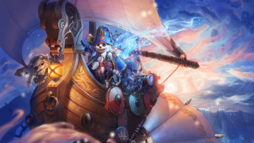 Картинка allods online видео игры существа летучий корабль